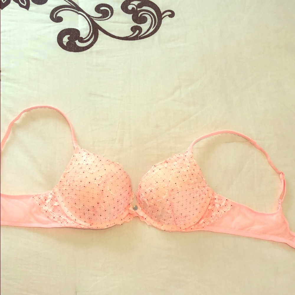 Body By Victoria Pink Push Up Bra